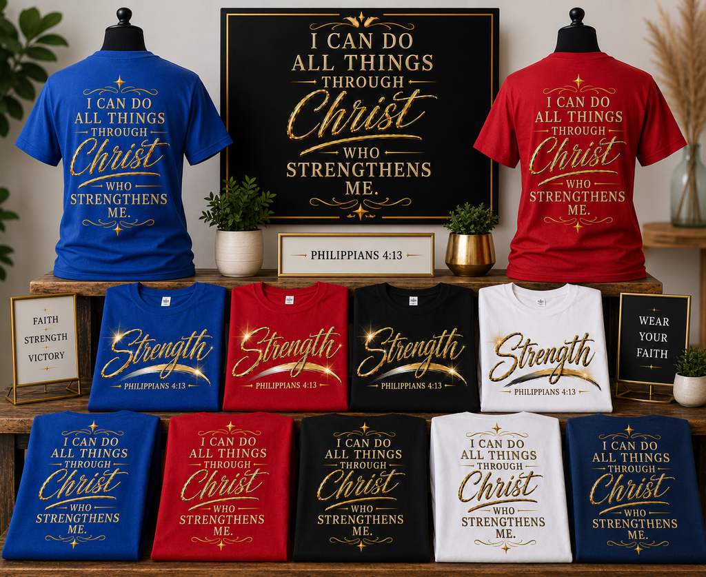 Strength 4:13 Adult T-Shirt