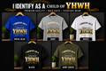 I Identify As A Child of YHWH Short Sleeve Adult T Shirt