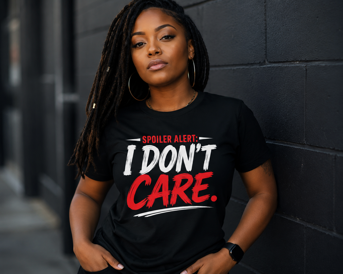 Spoiler Alert: I Don't Care Adult T-Shirt