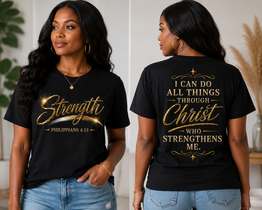 Strength 4:13 Adult T-Shirt