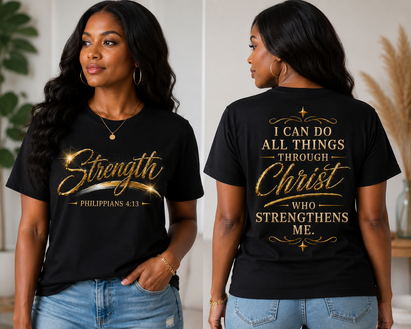 Strength 4:13 Adult T-Shirt