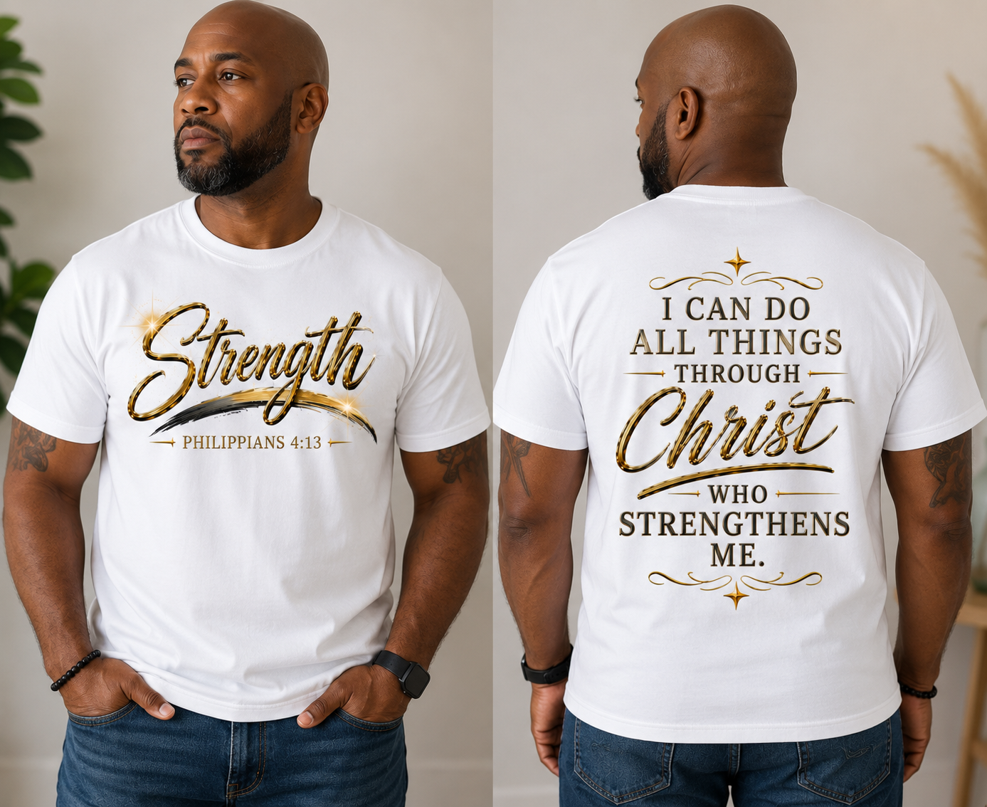 Strength 4:13 Adult T-Shirt