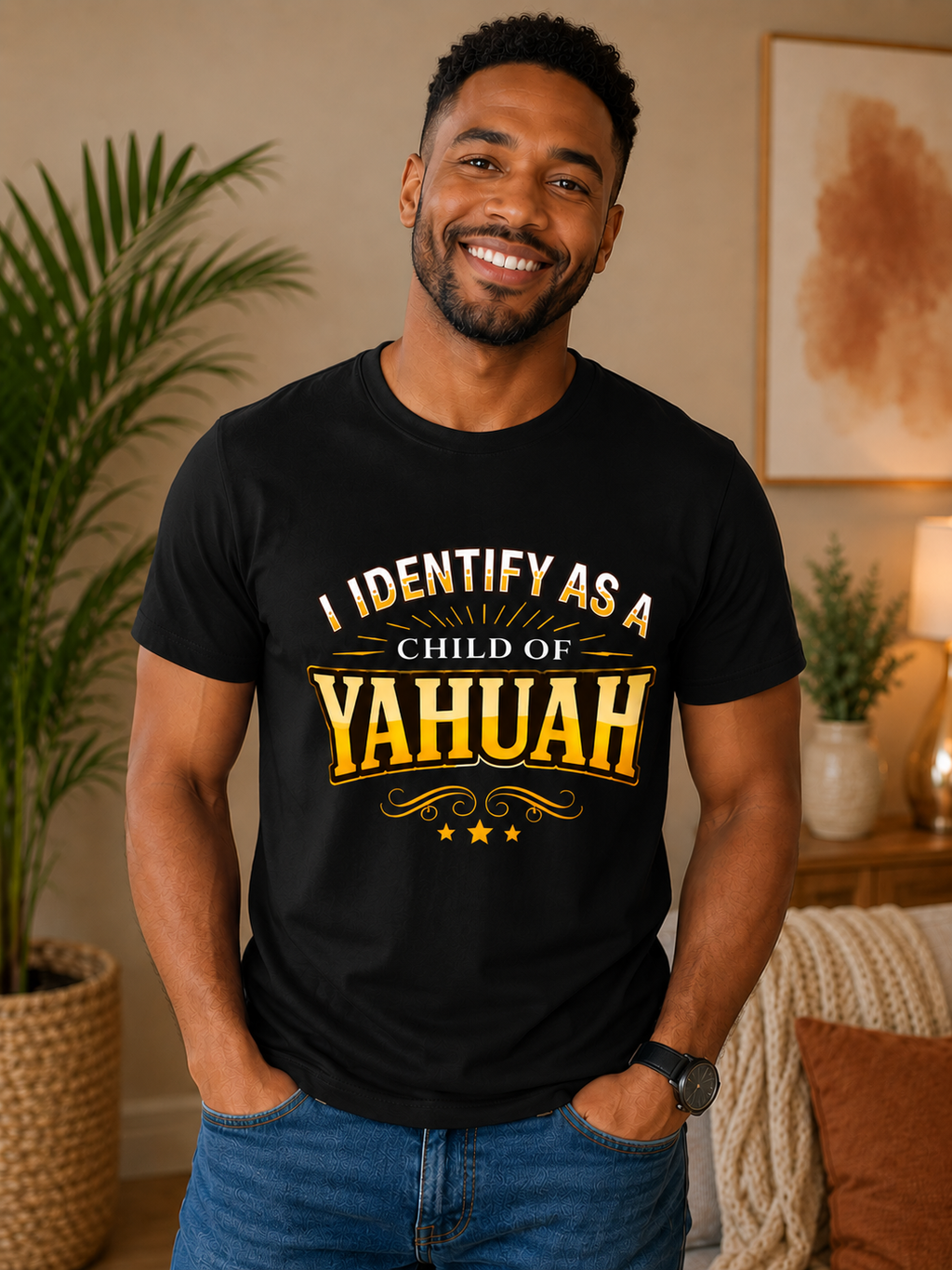 I Identify As A Child of Yahuah Adult T Shirt