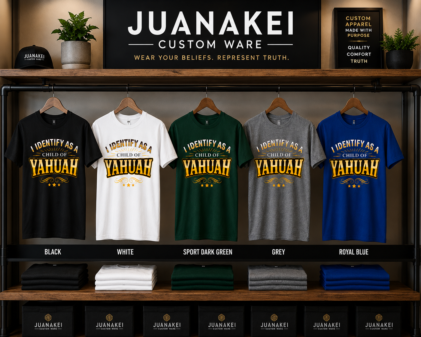 I Identify As A Child of Yahuah Adult T Shirt
